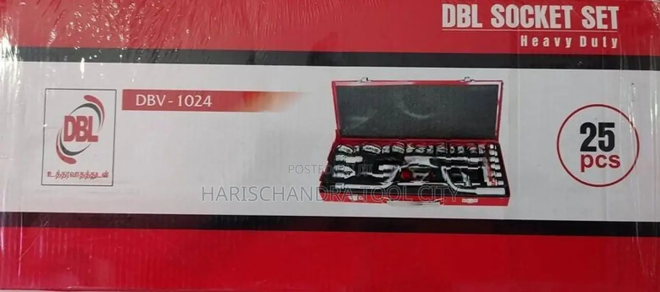 DBL Box Socket Set 25Pcs 1/2"