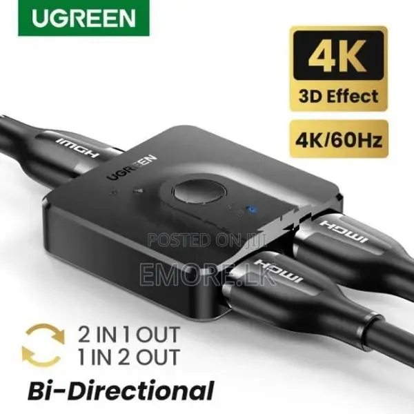 UGREEN Bi-directional HDMI Switcher 4K Splitter