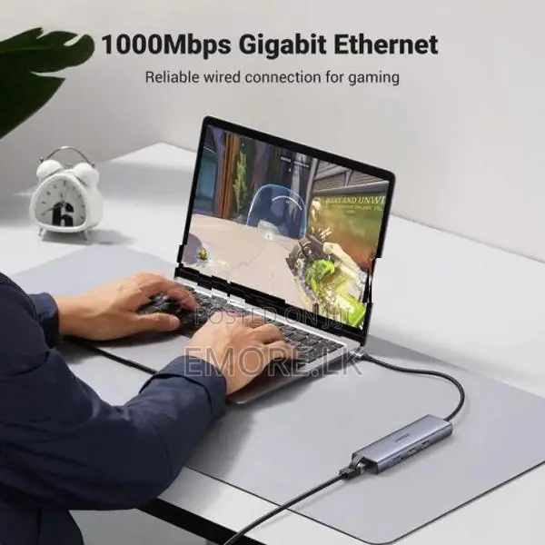 UGreen 7-in-1 4K@30Hz HDMI USB C Hub,100W PD, SD/TF Card Reader