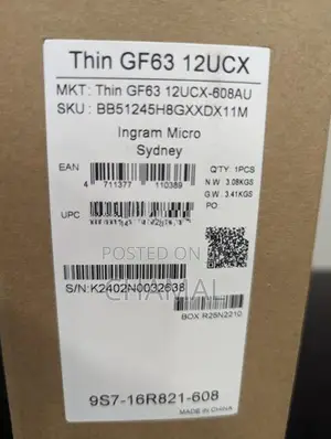 MSI Australia Core i5 -12th Gen RTX 2050 Laptops