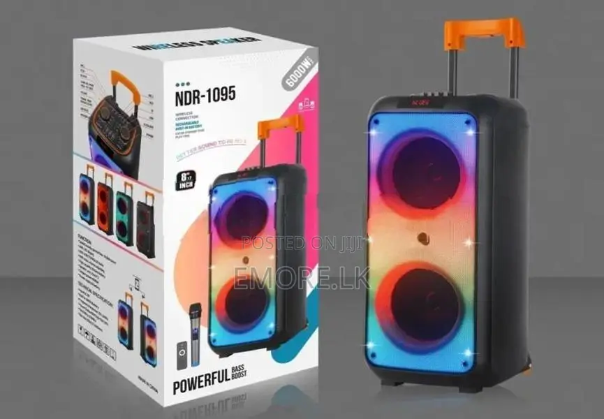 Karaoke Bluetooth Speaker Wireless Mic NDR - 1095