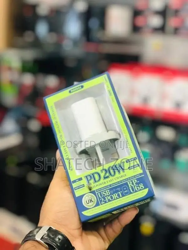 Remax 20W Charger USB|2-Type C Port (RP-U68)