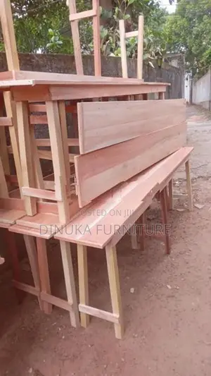 Table And Bench 6ft *15inch Mahogani