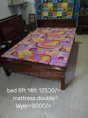 Single Bed 6ft *3ft with Mattress