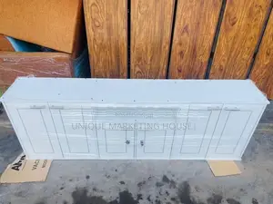 Modern 6 Ft White R/made Pantry Cupboards