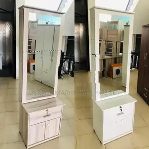 Modern American White & Sliding Dressing Table