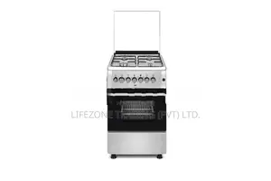 3 Gas Burner + Hot Plate Freestanding Cooker with Oven