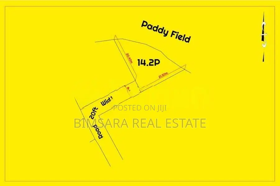 14.2 Perch Paddy Field View Land on Temple Road, Maharagama (SL 14342)
