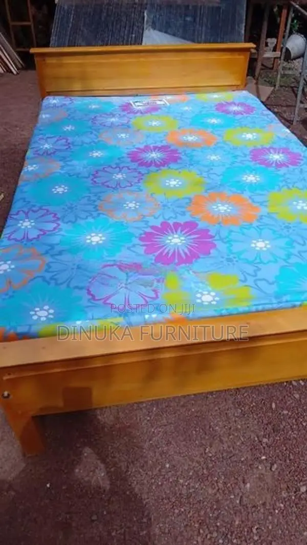 Bed 6ft *4ft With Mattress Double Layer