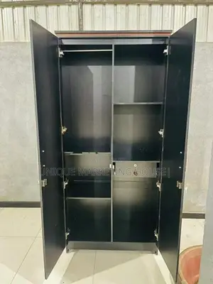 2D BLK S/Hanging Wardrobe