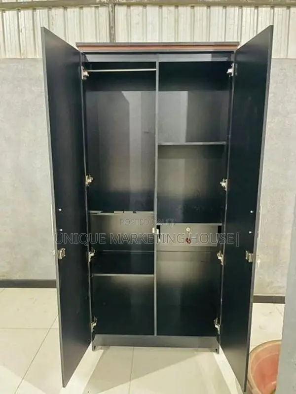 2D BLK S/Hanging Wardrobe