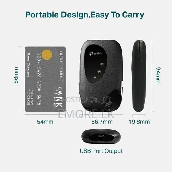 TP Link 4G LTE M7200 Portable Mobile WiFi Pocket Router with Battery