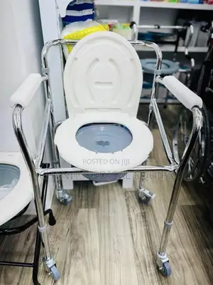 Commode Chair With Wheel Foldable