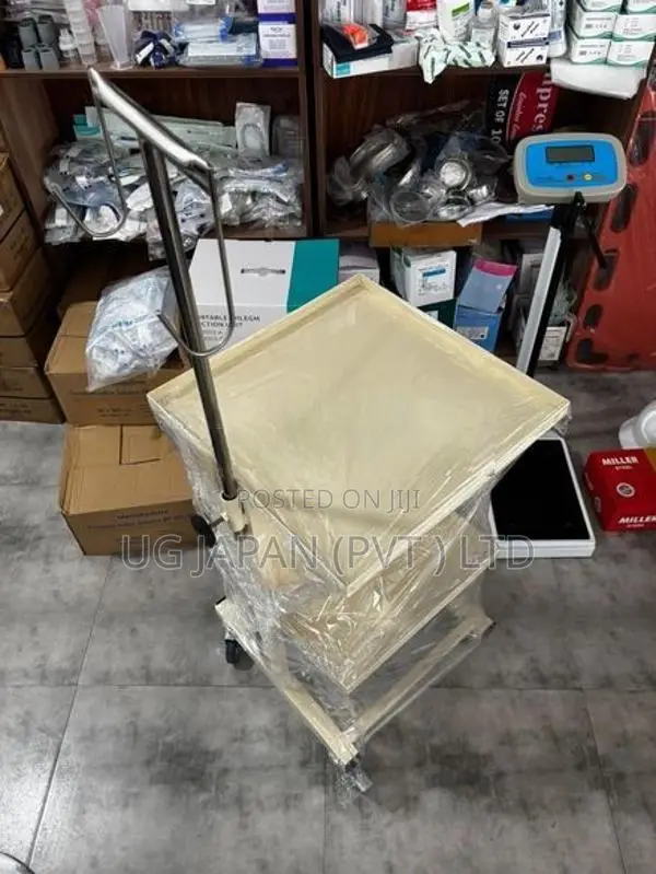 Ecg Trolly Powder Coted