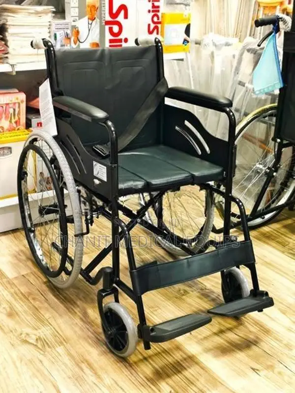 Commode Wheel Chair Foldable Washable Seat With Belt