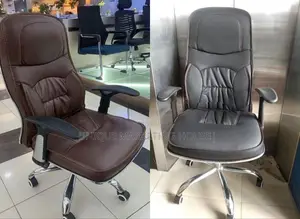 Arm Adjustable Leather Hi-Bk Chair