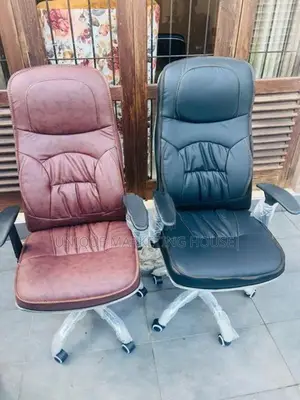 BK Adjustable Hi-Bk Leather Office Chairs