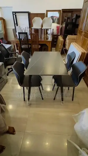 Granite Dining Table with Chairs