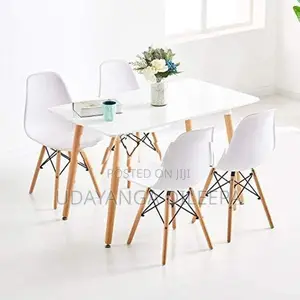 Dining Table with Chairs Granite Met