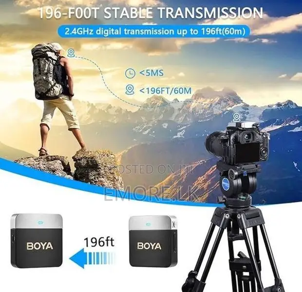 BOYA Wireless Lavalier Microphone BY-M1V1