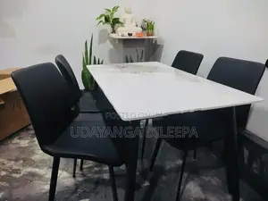 Granite Dining Table with Chairs