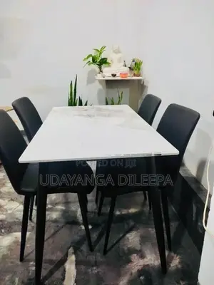 Granite Dining Table with Chairs