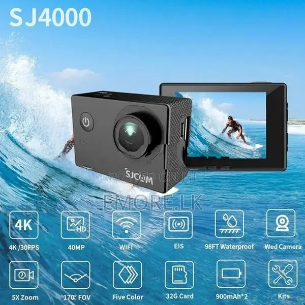 SJCAM SJ4000 Action Camera 4K30fps 40MP WiFi