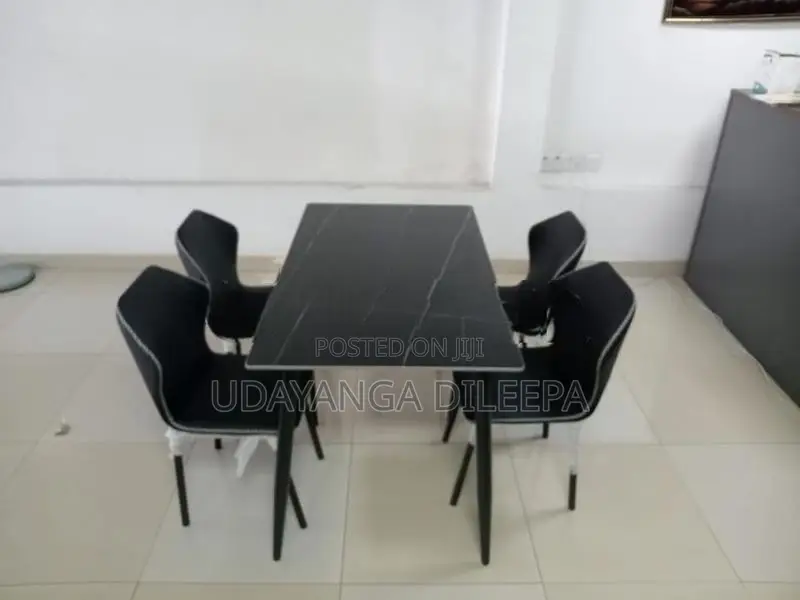 Granite Dining Table with Chairs