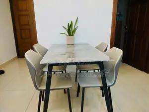 Granite Dining Table with Chairs