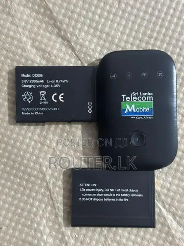 Mobitel Router Battery DC009 2300mAh Svitin Wipod Reliance