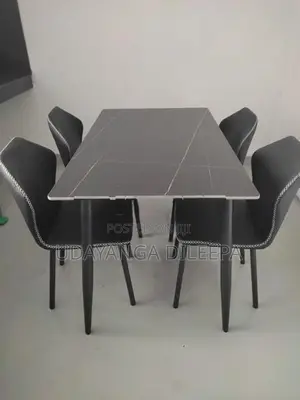 Granite Dining Table with Chairs