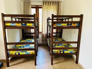 Teak Wood Bunk Bed with Mattress