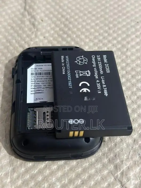 Mobitel Router Battery DC009 2300mAh Svitin Wipod Reliance