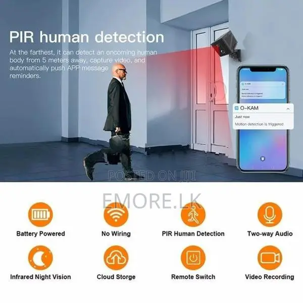 4G SIM Card MiniCamera Built-in Battery WiFi IP CCTV Home SecurityCame