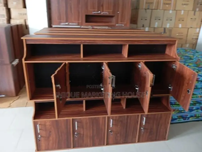 Modern 5ft Dark Ready Made Pantry Cupboards
