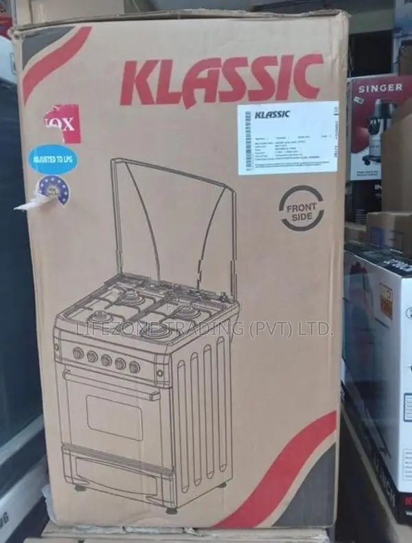 Freestanding 4 Burner Cooker With Electric Oven