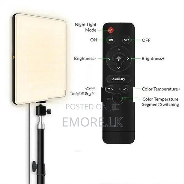 LED Fill Light Panel Video With Stand Plokama LIVE-P11