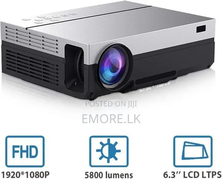 T26L.1080P LED Full HD Projector Video 5800 Lumen FHD 3D