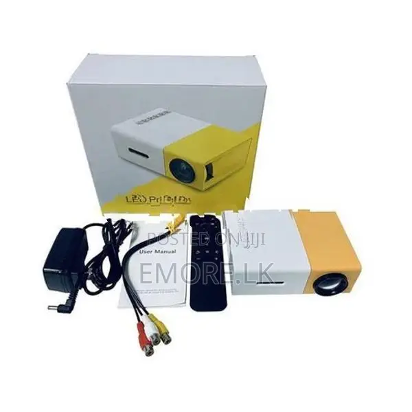 YG300 Remote Control LED Projector, 400-600 Lumens, 320 x 240 Pixels