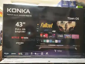 KONKA V-Max 43 inch Smart Full HD LED TV with Built-in Soundbar