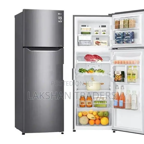 New LG 258L Refrigerator Smart Inverter 272 Double Door - Platinum
