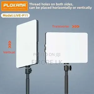 Led Fill Studio Light Panel Video with Stand Plokama Live- P 11