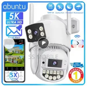 10 Mp Wifi Ptz Camera Outdoor Dual Lens 5 X Digital Zoom