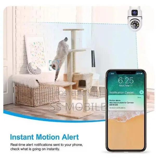 6MP Dual Screen Ai Wifi Surveillance Ptz Camera