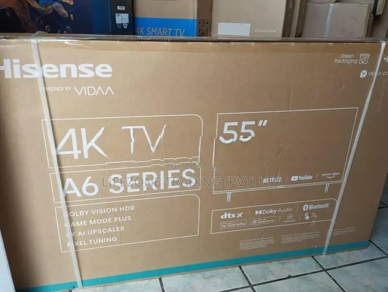 "Hisense" 55 inch Ultra HD 4K Smart TV