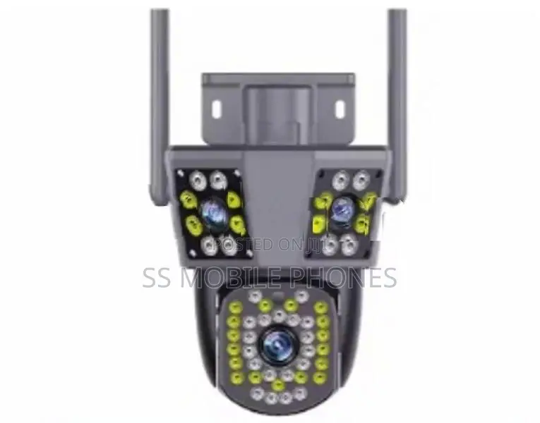 3 Lens 12MP WIFI IP Camera 8X Zoom Dual Screen PTZ