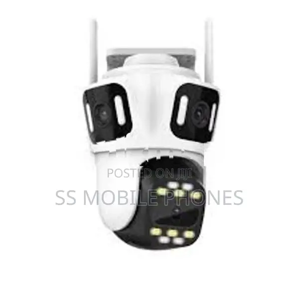 3 Lens 12MP WIFI IP Camera 8X Zoom Dual Screen PTZ