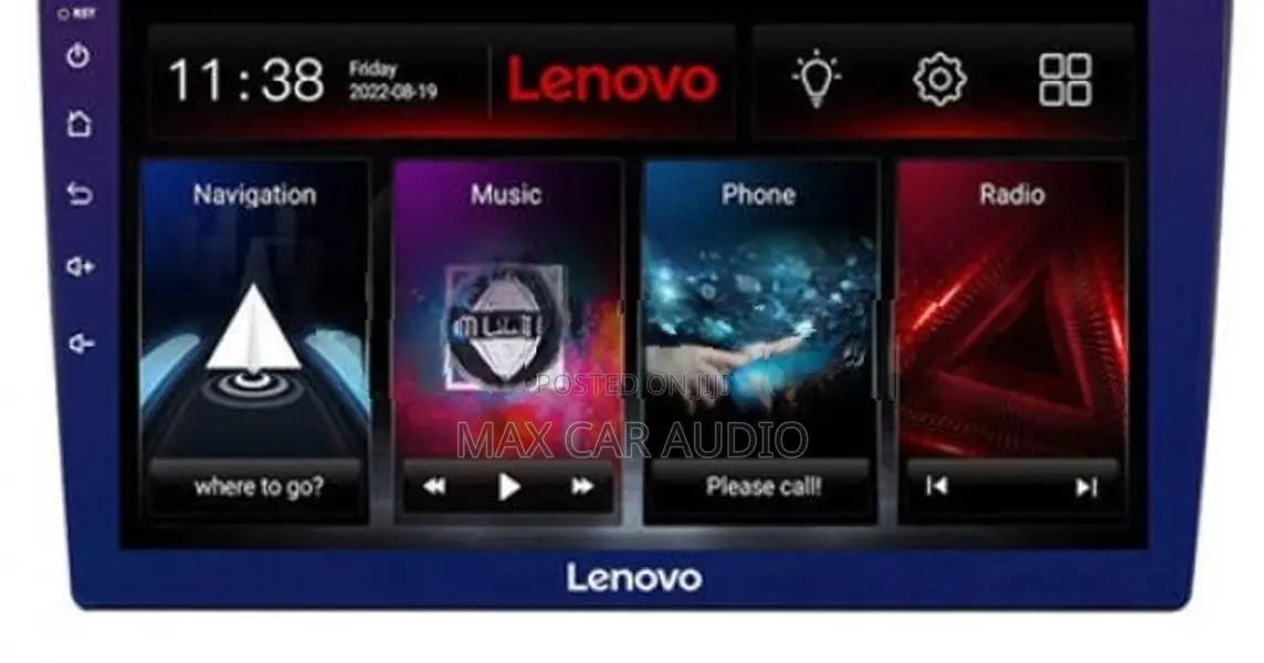 lenovo 9inch 4GSIM+64g D1 android car map gps dvd setup
