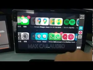lenovo 9inch 4GSIM+64g D1 android car map gps dvd setup