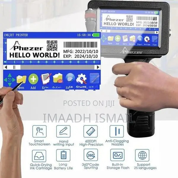 HAND HELD INK JET PRINTER